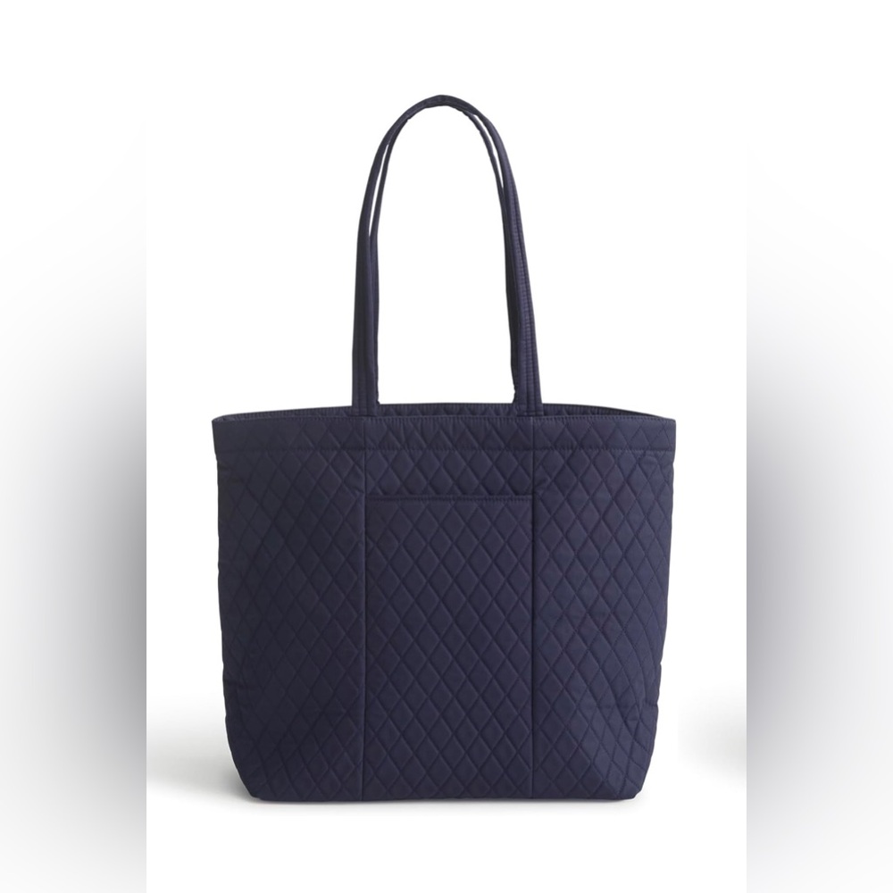Vera Bradley Premium Cotton Original Zip Tote Bag Peacoat
